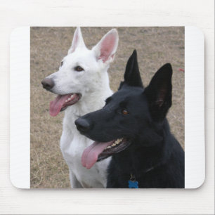 Svartvit GSD Musmatta