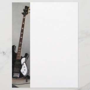 Svartvit Guitar