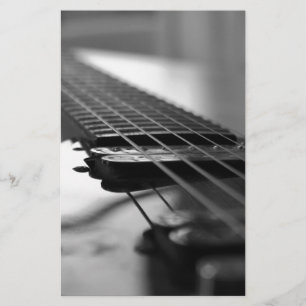 Svartvit Guitar