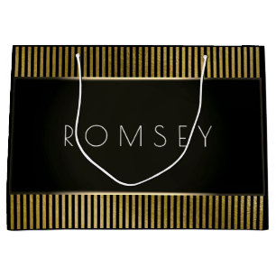 Svartvit Guld, minimalt lyxmärke Rand