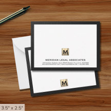 Svartvit Guld Monogram