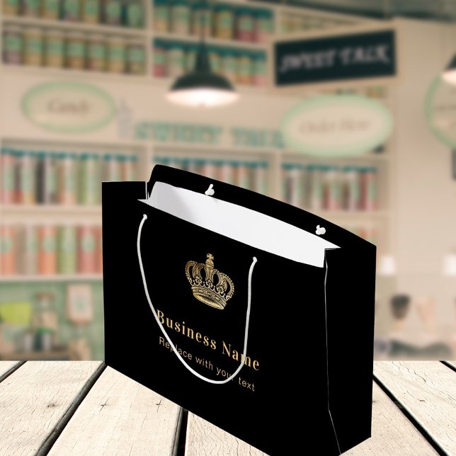 Svartvit guld royal krona (Skapare uppladdad)