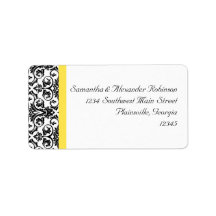 Svartvit Gult med vibrant 