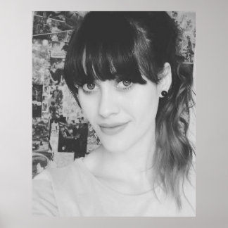 Svartvit halvgel66 poster