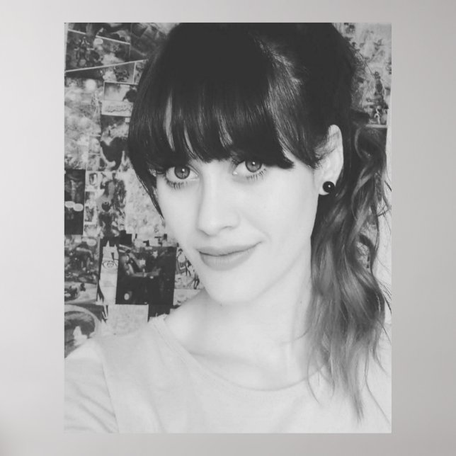 Svartvit halvgel66 poster (Framsidan)