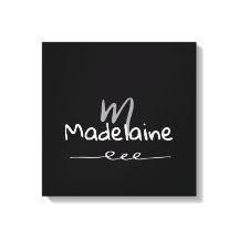 Svartvit hand plockade-teckensnitt