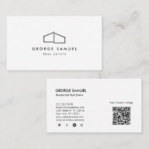 Svartvit hemmakontor för Logotyp