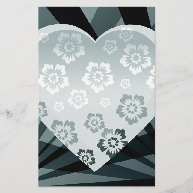 Svartvit hjärta (Framsida)