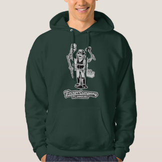 Svartvit Hoodie
