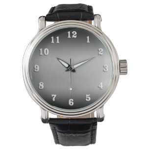 Svartvit Horisont Armbandsur