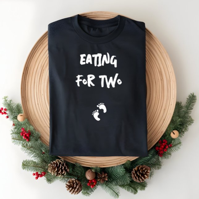 Svartvit humant fingeravtryck av gravid t shirt (Skapare uppladdad)