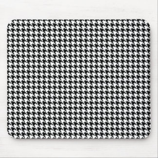 Svartvit hundtand Mousepad Musmatta
