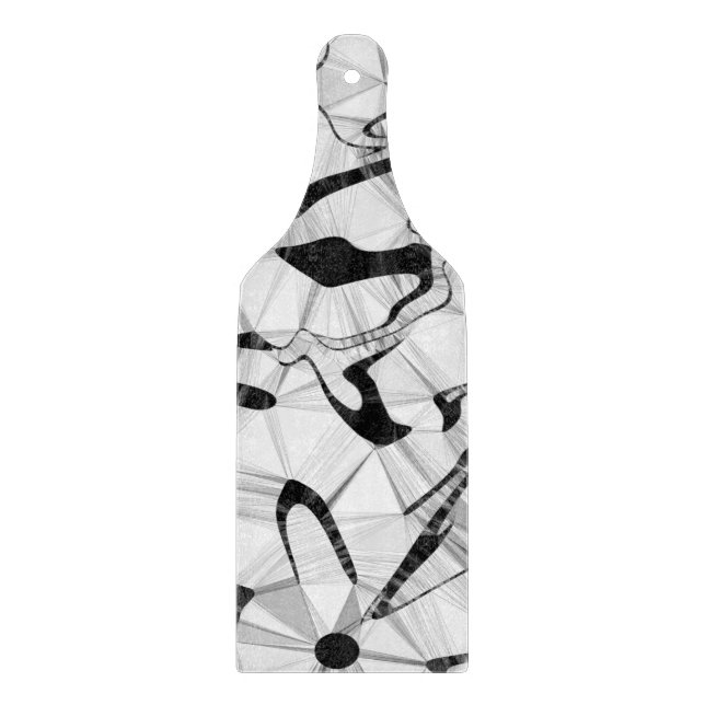 Svartvit i Rörelse Chopping Board (Framsidan)