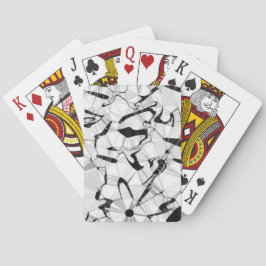 Svartvit i Rörelse-spelkort Casinokort
