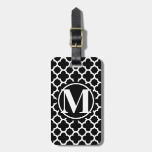 Svartvit III Monogram Bagagebricka