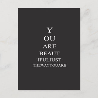 Svartvit inspirationsoffert Kärlek Vykort