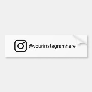 Svartvit instagram bildekal