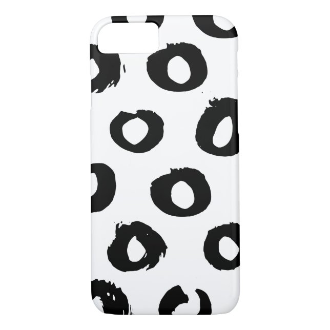 Svartvit iPhone 8/7 Fodral Case-Mate iPhone Skal (Baksida)