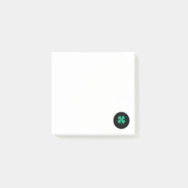 Svartvit irländsk dynor post-it block