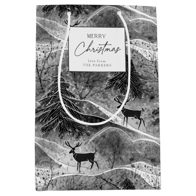 Svartvit jul, Mönster#13 ID1009, radbrytning (Framsidan)