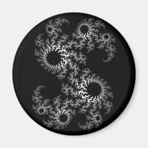 Svartvit Julia 324048 magnet