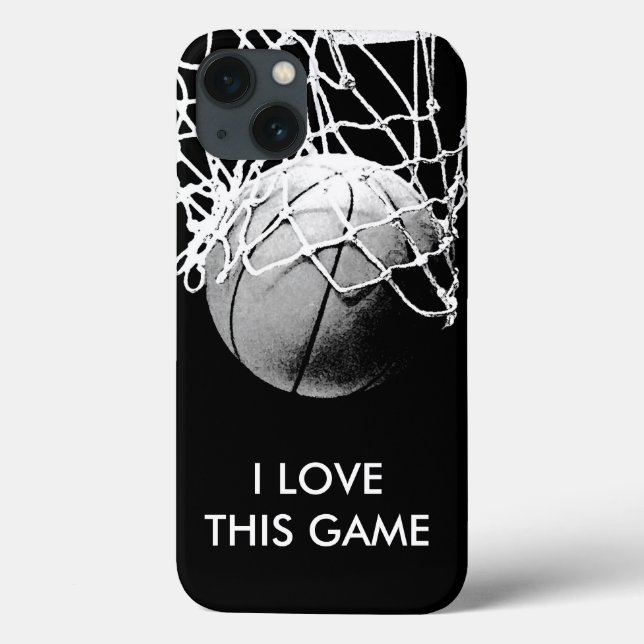Svartvit Kärlek-basketboll (Baksida)