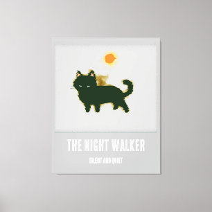 Svartvit katt, Kanvastryck