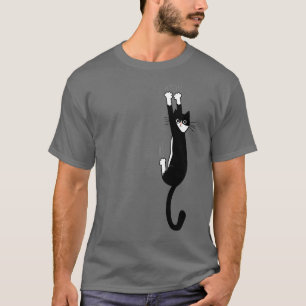 Svartvit katt på   Funny Tuxedo Cat T Shirt
