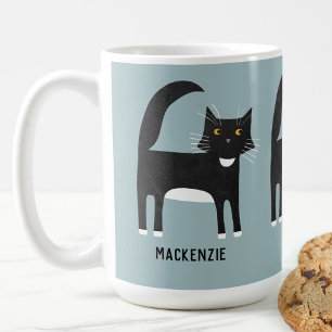 Svartvit katt, Personlig Kaffemugg