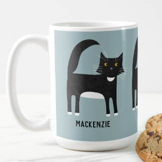 Svartvit katt, Personlig Kaffemugg