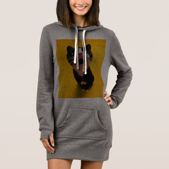 Svartvit katt-smoking katt-husdjur tee shirts