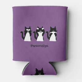 Svartvit katter | Tre Wise Kattunge