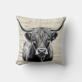 Svartvit Kilim Pillow för en Mysigt, Orien Kudde