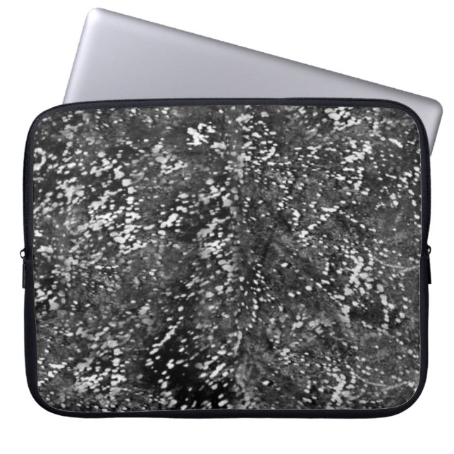 Svartvit kod Land Western Laptop Fodral (Framsidan)