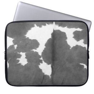 Svartvit kod Land Western Laptop Fodral