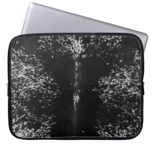 Svartvit kod Land Western Laptop Fodral