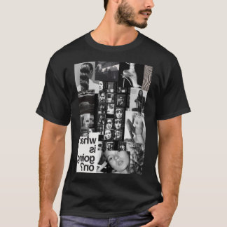 Svartvit kollage-feat. Kate Moss T Shirt
