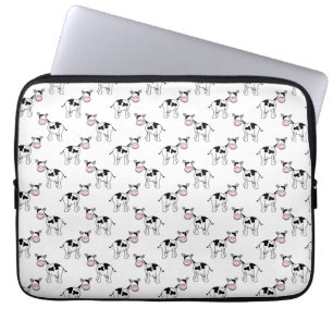 Svartvit komodell laptop fodral