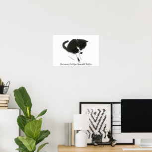 Svartvit konst-Anpassningsbar Poster