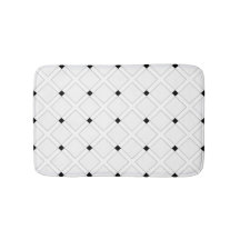 Svartvit konst Deco-fyrkanter Mönster