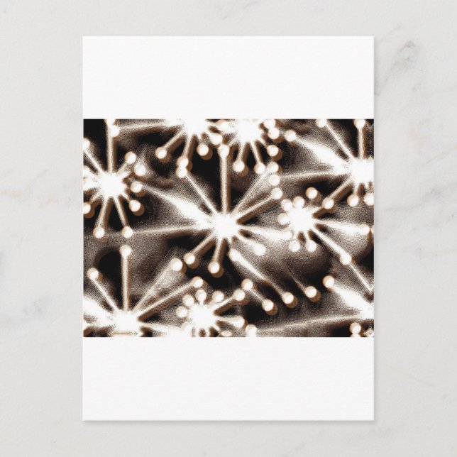 Svartvit konst för contemporary vykort (Framsida)