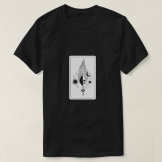 Svartvit konst t shirt