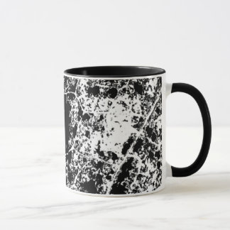 Svartvit konstmugg mugg