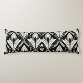 Svartvit kontrast kroppskudde