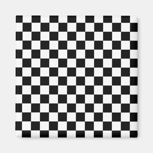 Svartvit, kontrollerad magnet (Framsidan)