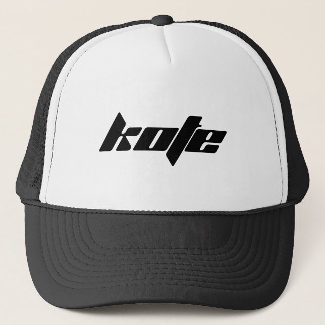 Svartvit KOTE-hatt Keps (Framsida)