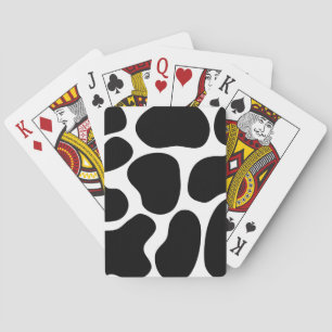 Svartvit kotryckmodell spel kort