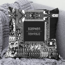 Svartvit kretskort Geek Electronics