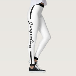 Svartvit Leggings