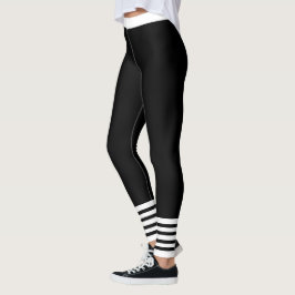 Svartvit Leggings